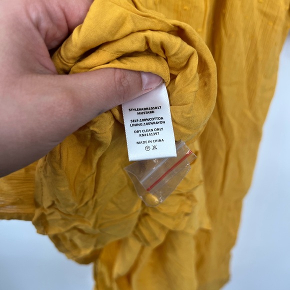 Astr The Label Twist Bust Long Sleeve Midi Dress in Mustard - Picture 8 of 8